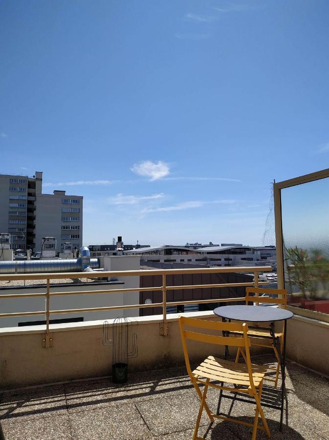 Appartement Terrasse Sud Dernier Etage + Parking Le Havre Ngoại thất bức ảnh